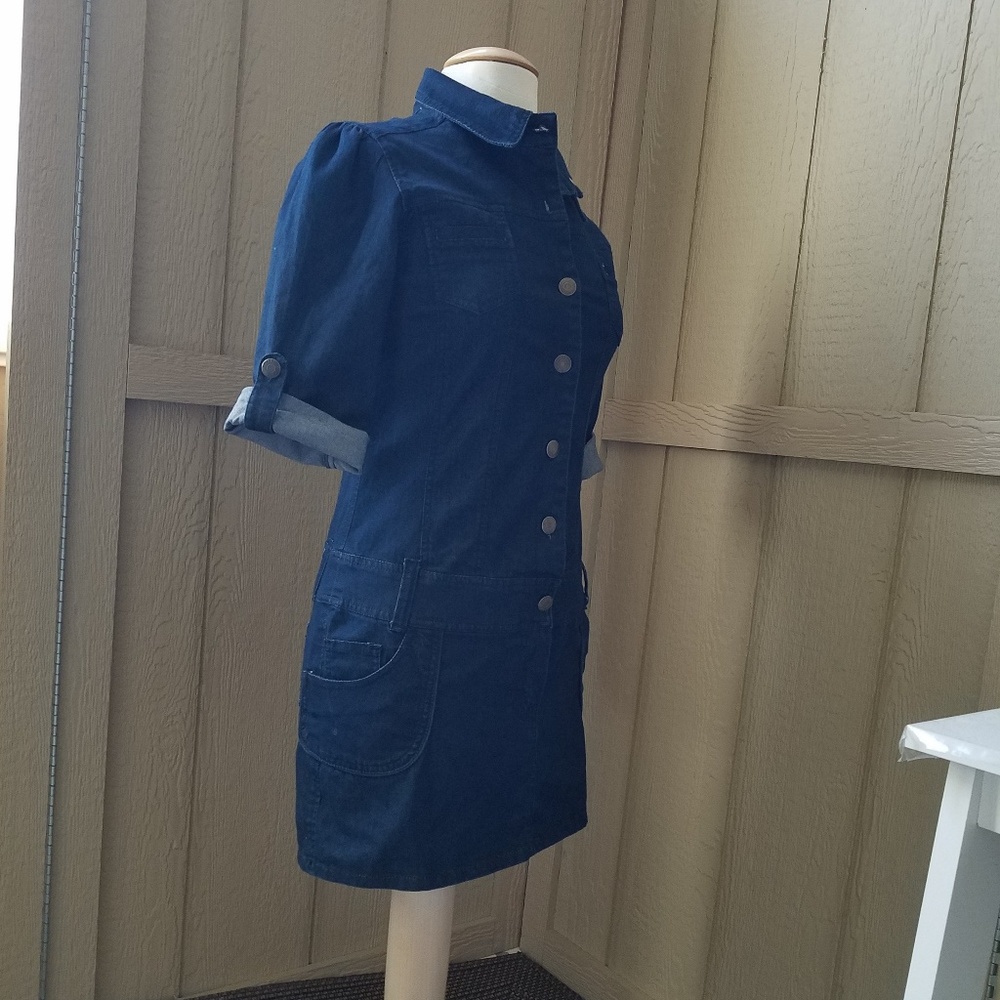 Max Rave Denim Mini Dress - Picture 4 of 5